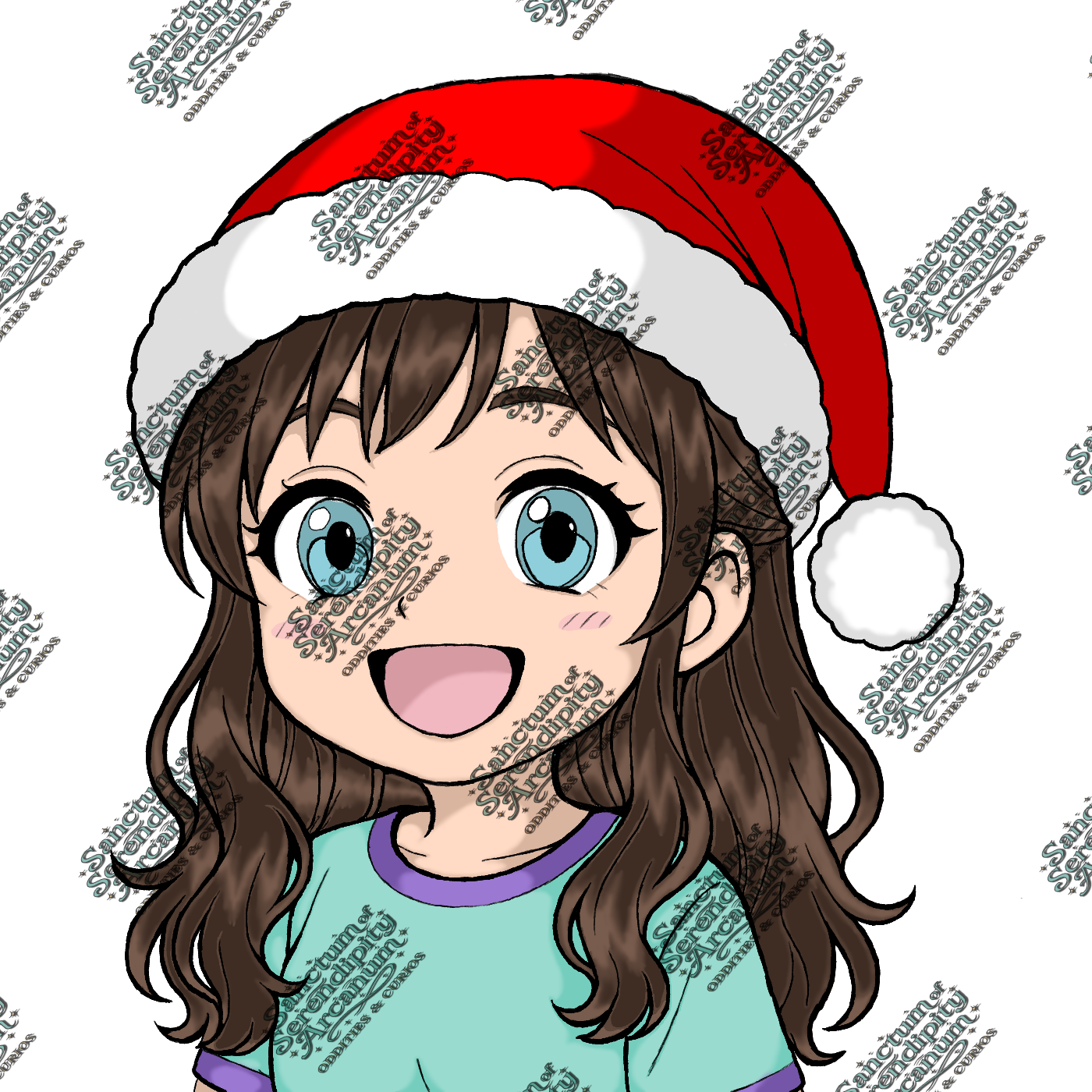 Nurkee Santa Hat Emote
