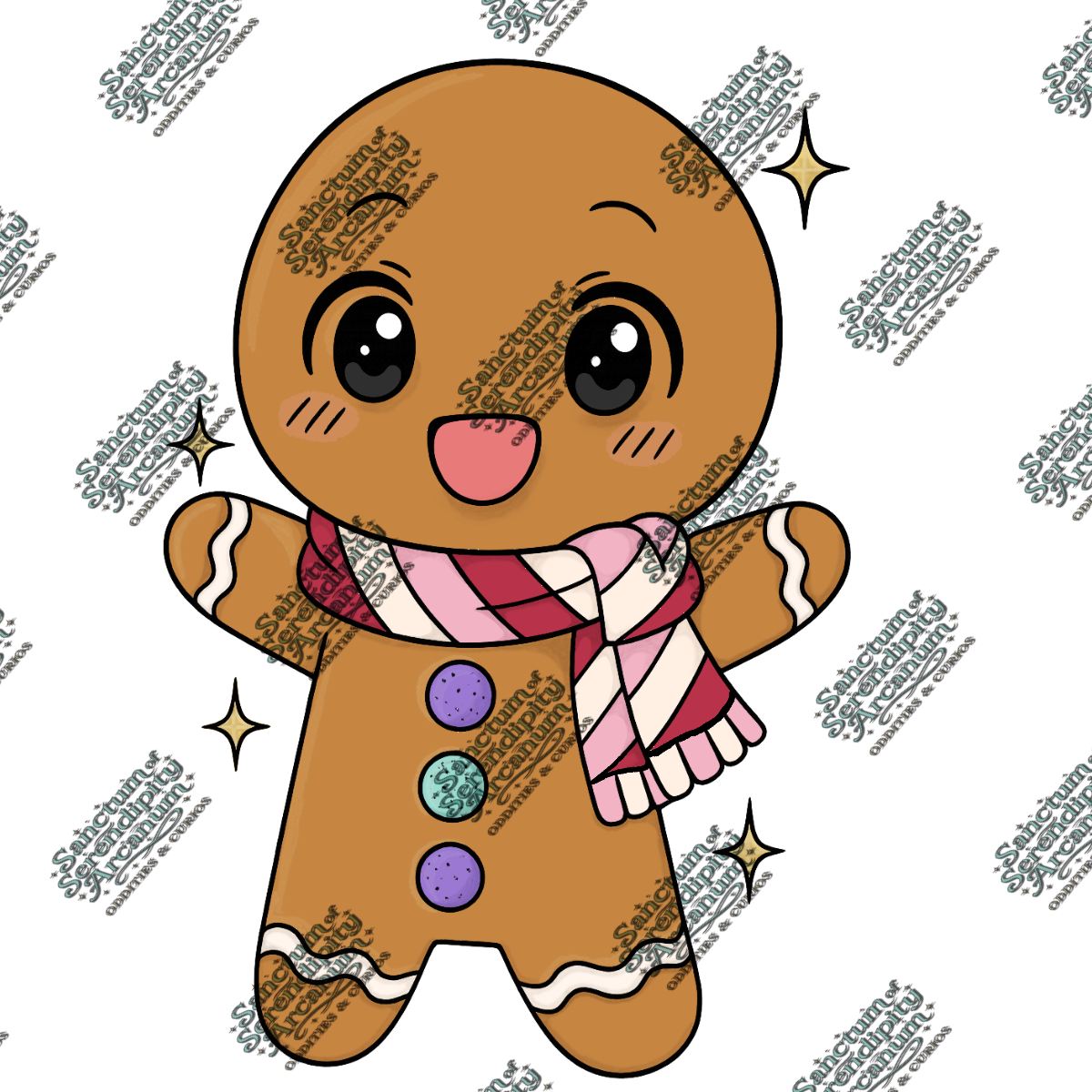 Gingerbread Man Emote