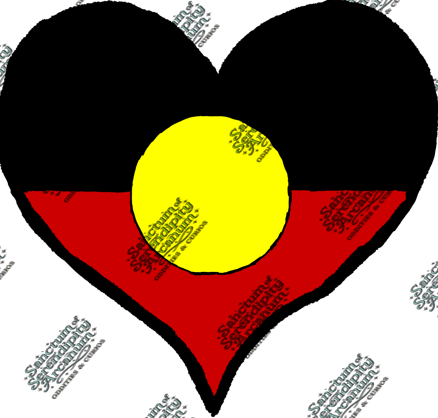 Indigenous Pride Heart Emote