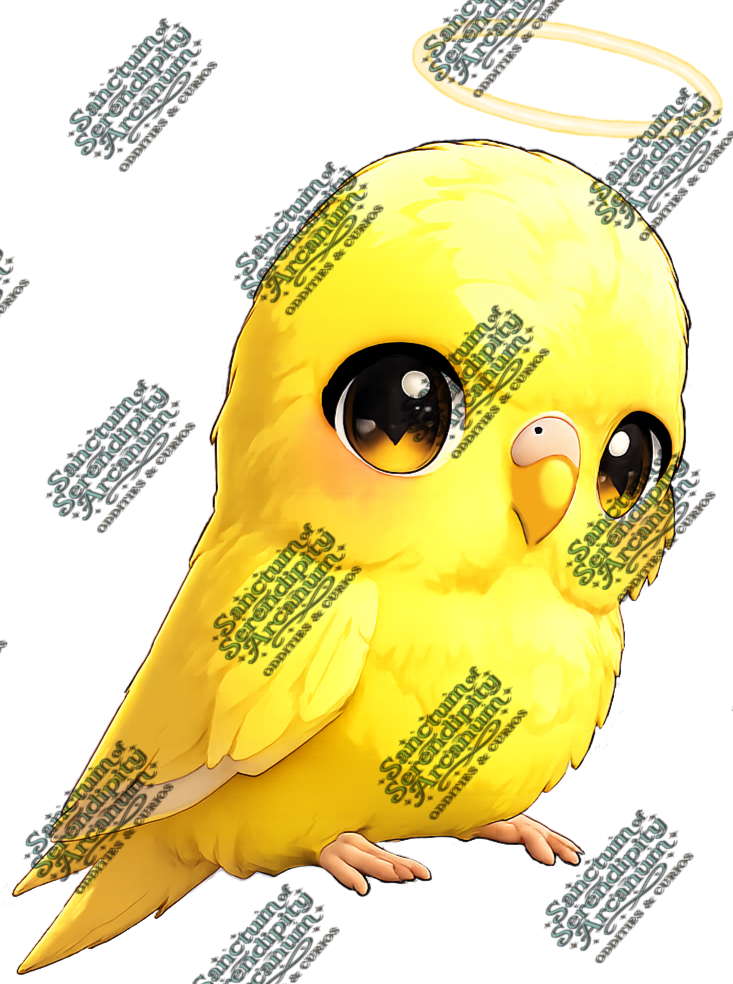 Tweety Chibi Halo Emote